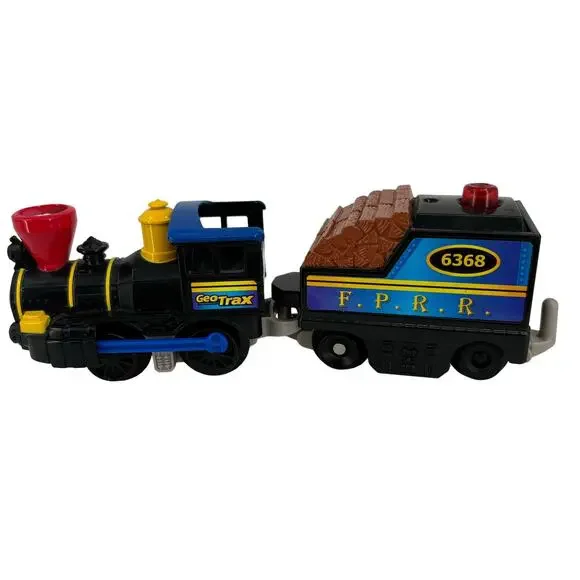 Fisher Price GeoTrax Timber Town Railway Replacement Trains FPRR 6368 No Remote
